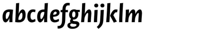 Novel Sans Pro Bold Italic Font LOWERCASE