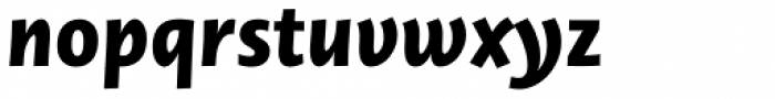 Novel Sans Pro ExtraBold Italic Font LOWERCASE