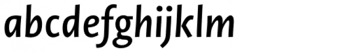 Novel Sans Pro SemiBold Italic Font LOWERCASE