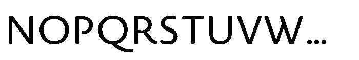 Novel Sans Rounded Arabic Regular Font UPPERCASE
