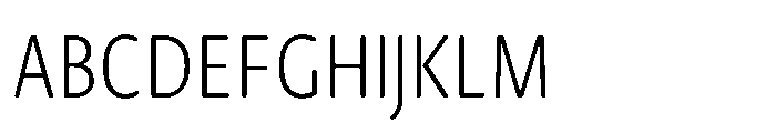 Novel Sans Rounded Arabic XXCnd ExtraLight Font UPPERCASE