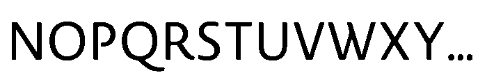 Novel Sans Rounded Cyrillic Cnd Regular Font UPPERCASE