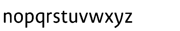 Novel Sans Rounded Cyrillic Cnd Regular Font LOWERCASE