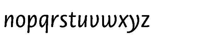 Novel Sans Rounded Cyrillic Italic Font LOWERCASE