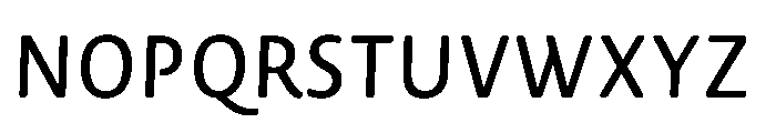 Novel Sans Rounded Cyrillic Medium Italic Font UPPERCASE