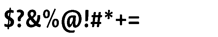 Novel Sans Rounded Greek Cnd Bold Italic Font OTHER CHARS
