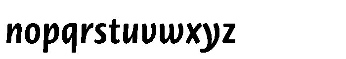 Novel Sans Rounded Greek Cnd Bold Italic Font LOWERCASE