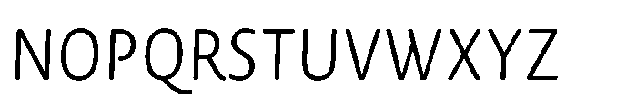 Novel Sans Rounded Greek Cnd Light Italic Font UPPERCASE