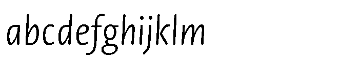 Novel Sans Rounded Greek Cnd Light Italic FONT