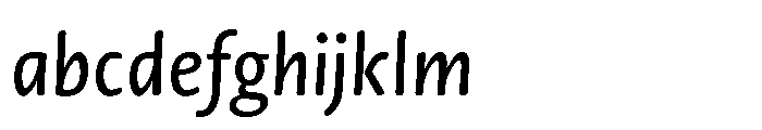 Novel Sans Rounded Greek Medium Italic FONT