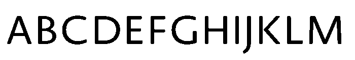 Novel Sans Rounded Greek Regular Font UPPERCASE