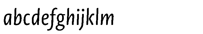 Novel Sans Rounded Greek XCnd Italic FONT