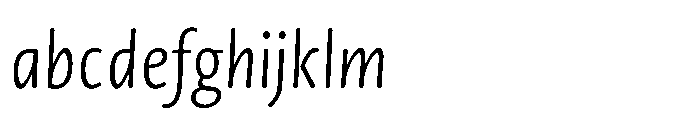Novel Sans Rounded Greek XCnd Light Italic FONT
