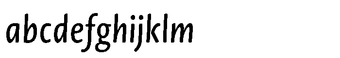Novel Sans Rounded Greek XCnd Medium Italic FONT