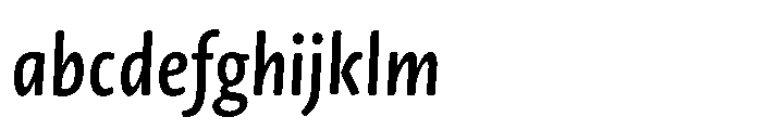 Novel Sans Rounded Greek XCnd Semi Bold Italic FONT