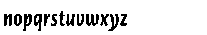Novel Sans Rounded Greek XXCnd Bold Italic Font LOWERCASE