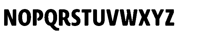 Novel Sans Rounded Greek XXCnd ExtraBold Font UPPERCASE