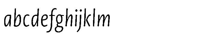 Novel Sans Rounded Greek XXCnd Light Italic FONT