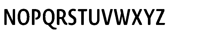 Novel Sans Rounded Greek XXCnd Semi Bold Font UPPERCASE
