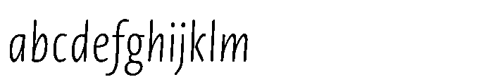 Novel Sans Rounded Greek XXXCnd ExtraLight Italic FONT