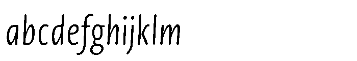 Novel Sans Rounded Greek XXXCnd Light Italic FONT