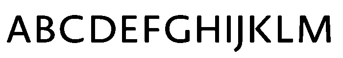Novel Sans Rounded Hebrew Medium Font UPPERCASE