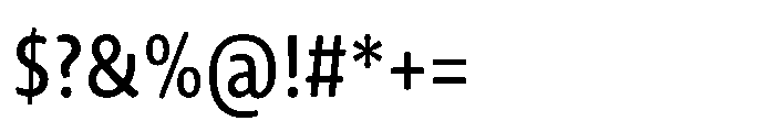 Novel Sans Rounded Hebrew XCnd Medium Font OTHER CHARS