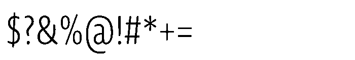 Novel Sans Rounded Hebrew XXCnd ExtaLight Font OTHER CHARS