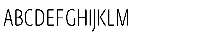 Novel Sans Rounded Hebrew XXXCnd ExtaLight Font UPPERCASE