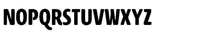 Novel Sans Rounded Hebrew XXXCnd ExtraBold Font UPPERCASE