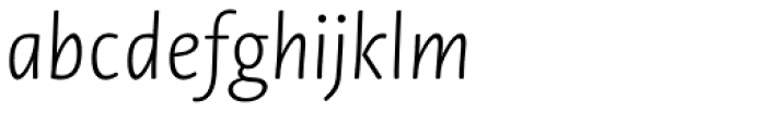 Novel Sans Rounded Italics Pro Extra Light Italic Font LOWERCASE