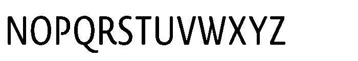 Novel Sans Rounded XXCnd Regular Font UPPERCASE