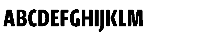 Novel Sans Rounded XXXCnd ExtraBold Font UPPERCASE
