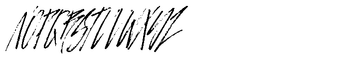 November Rain Brush Font UPPERCASE