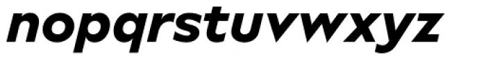 Novera Classic Extra Bold Italic Font LOWERCASE