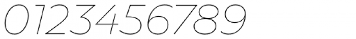 Novera Classic Thin Italic Font OTHER CHARS