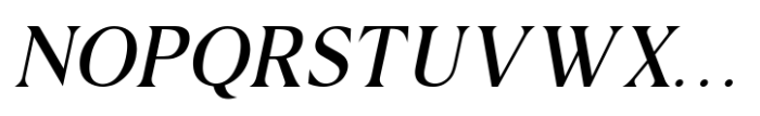 Noverich Italic Font UPPERCASE