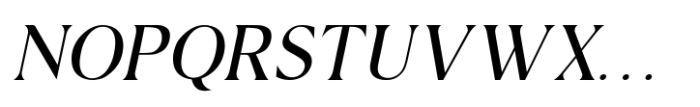 Noverich Light Italic Font UPPERCASE