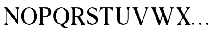 Noverich Regular Font UPPERCASE