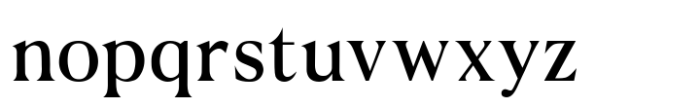 Noverich Regular Font LOWERCASE
