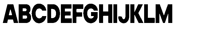 Noverion Sans Black Condensed Font UPPERCASE
