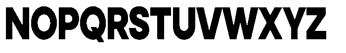 Noverion Sans Black Condensed Font UPPERCASE