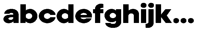 Noverion Sans Black Expanded FONT