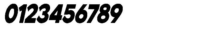 Noverion Sans Black Slanted Condensed Font OTHER CHARS