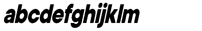 Noverion Sans Black Slanted Condensed FONT