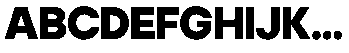 Noverion Sans Black Font UPPERCASE