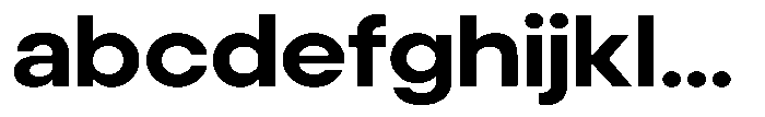 Noverion Sans Bold Expanded FONT