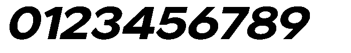 Noverion Sans Bold Slanted Expanded Font OTHER CHARS