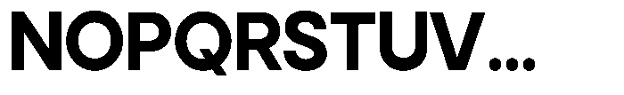 Noverion Sans Bold Font UPPERCASE