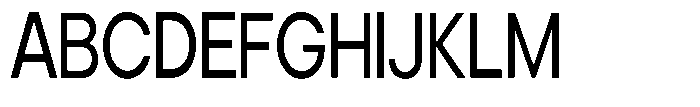 Noverion Sans Condensed Font UPPERCASE